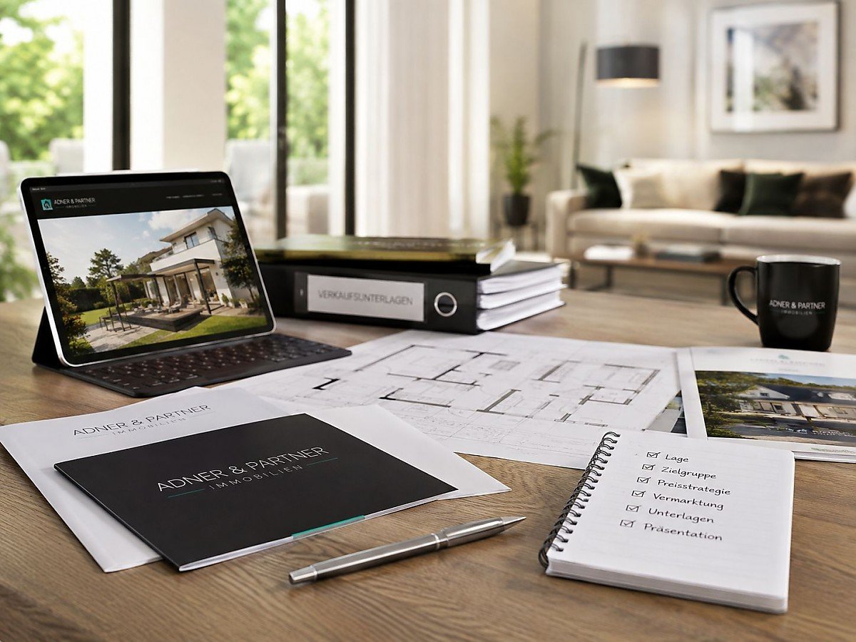 Professionelle Vorbereitung für den Immobilienverkauf in Braunschweig Vorbereitung eines Immobilienverkaufs in Braunschweig mit Verkaufsunterlagen, Grundrissen und Immobilienpräsentation