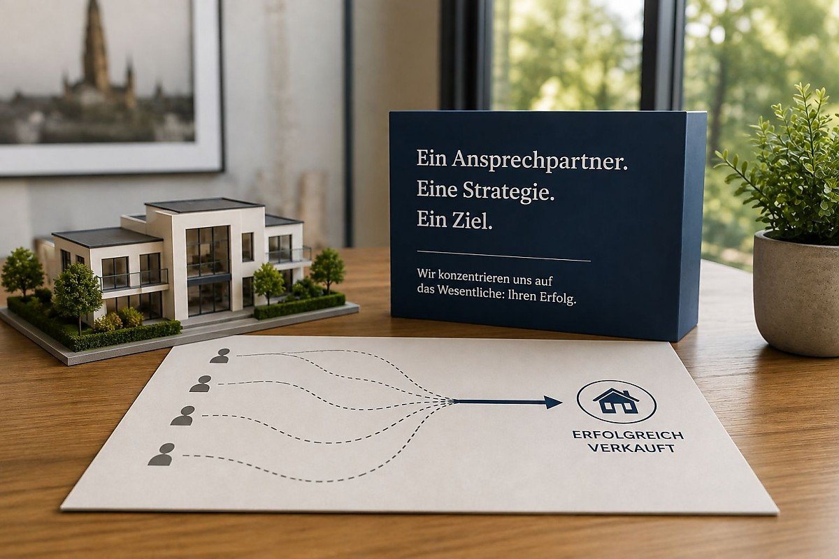 Handschütteln Makler und Verkäufer Immobilienverkauf mit Makler Braunschweig
