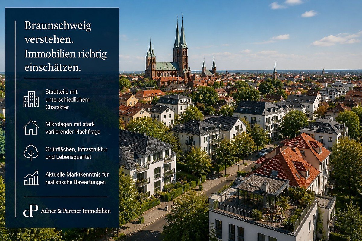 Frau lächelt auf Sofa Zufriedene Maklerkundin Braunschweig