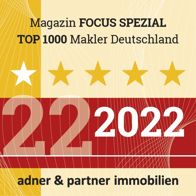 Immobilienmakler Braunschweig FOCUS Spezial Siegel 2022 adner & partner