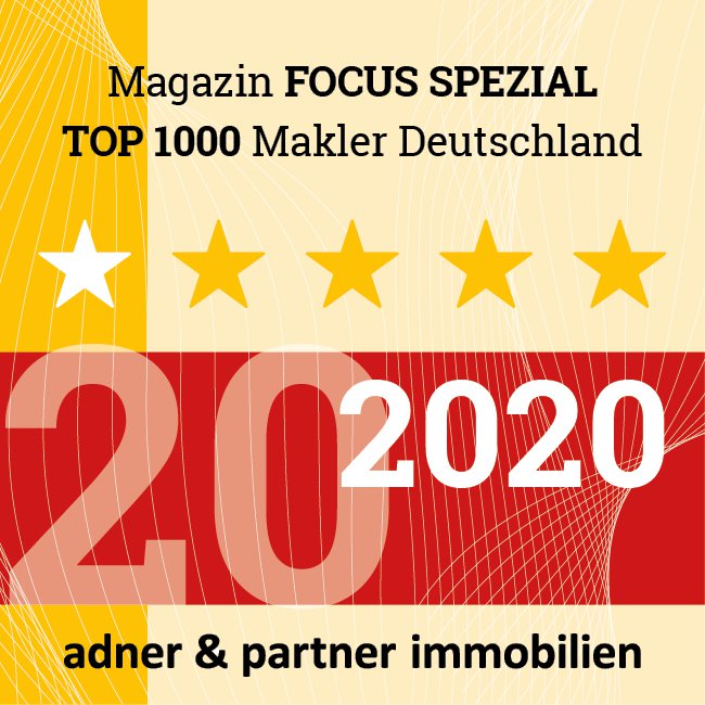FOCUS Spezial Auszeichnung Top-Immobilienmakler 2020 adner & partner immobilien