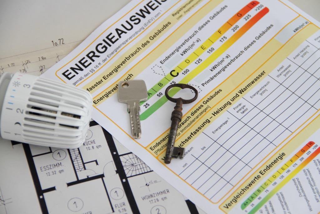Energieausweis mit Schl�ssel