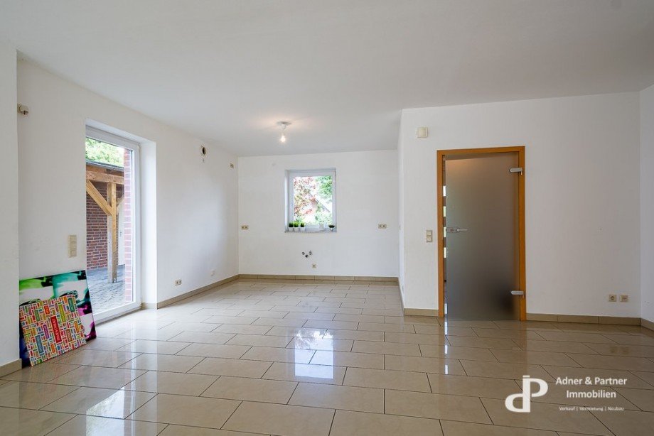 Blick zur K�che Doppelhaush�lfte Schw�lper