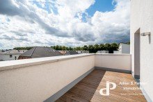S�dwestbalkon im DG **TOWNHOUSE MIT EINBAUK�CHE UND KLEINEN GARTEN IN BRAUNSCHWEIG-RAUTHEIM**
