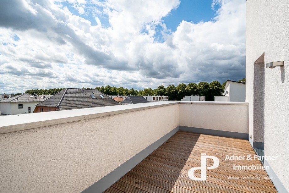 S�dwestbalkon im DG Reihenendhaus Braunschweig