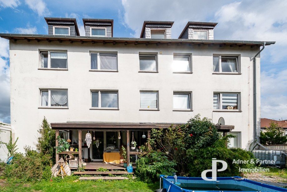 Geb�ude Westansicht Mehrfamilienhaus Braunschweig