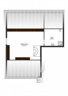 Grundrissskizze DG **KEINE K�UFERPROVISION- 3 ZIMMER+GALERIE AM S�DSEE**