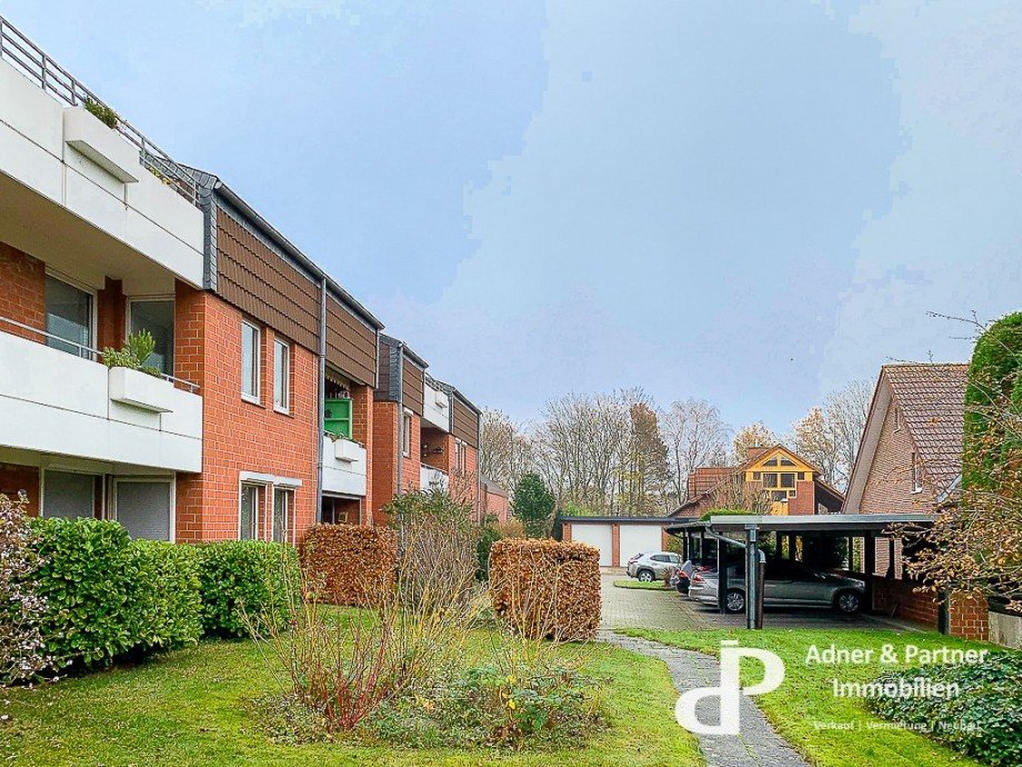 Geb�uder�ckseite Erdgeschosswohnung Braunschweig