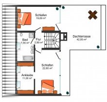 Grudrissskizze_OG **Familiengerechtes Reihenendhaus mit vielseitigen Nutzungsm�glichkeiten und moderner Ausstattung**