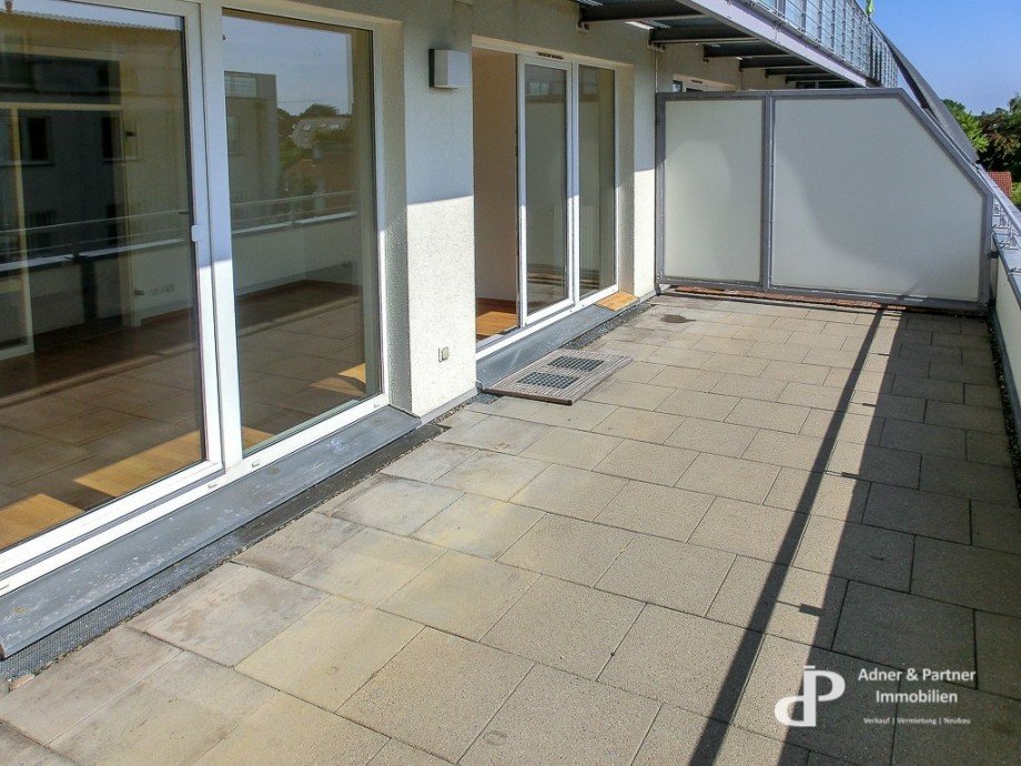 Westbalkon Wohnzimmer Maisonettewohnung Braunschweig