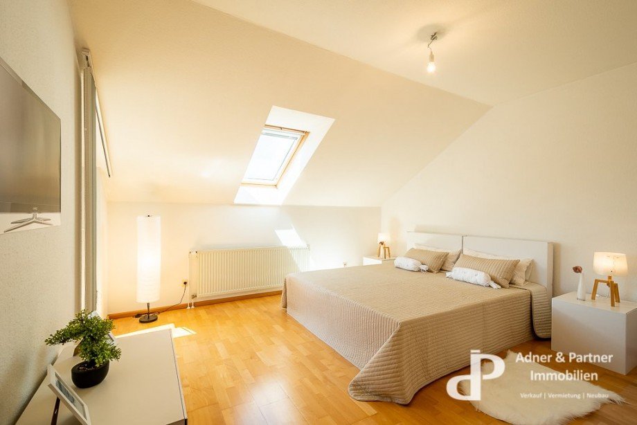Schlafzimmer Dachgeschosswohnung Wolfenb�ttel