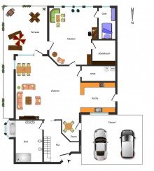 Grundrissskizze_EG **KOMFORTABLES ENERGIEEFFIZIENZ-HAUS IN BRAUNSCHWEIG-HARXB�TTEL**