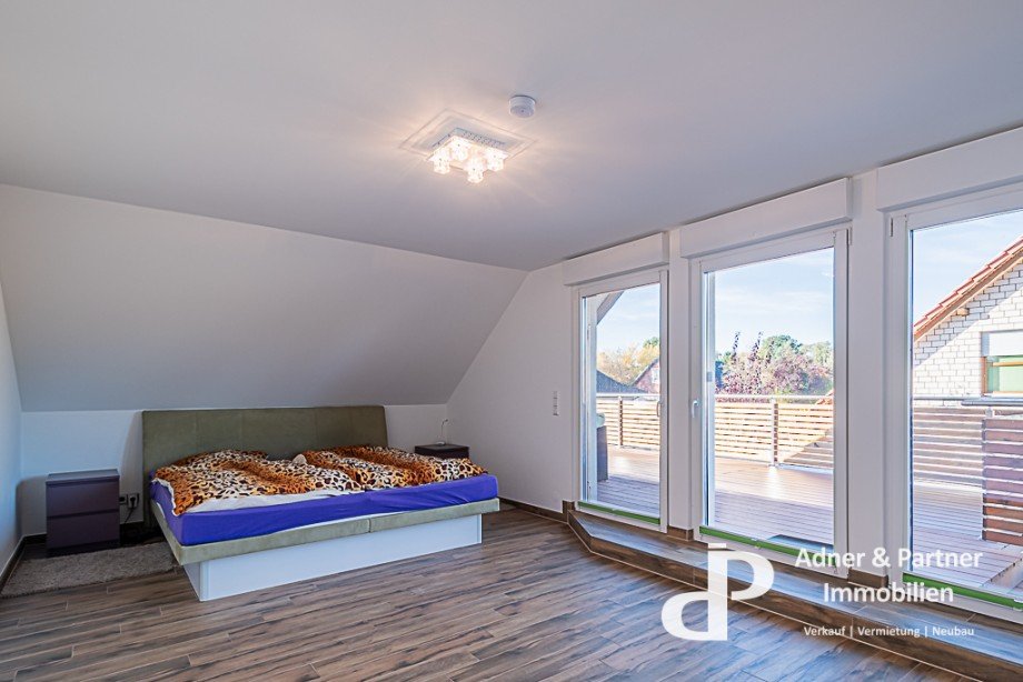 Elternschlafen zur Dachterrasse Einfamilienhaus Braunschweig