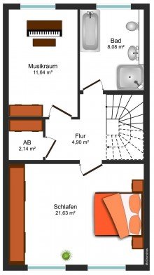  **TOWNHOUSE MIT EINBAUK�CHE UND KLEINEN GARTEN IN BRAUNSCHWEIG-RAUTHEIM**