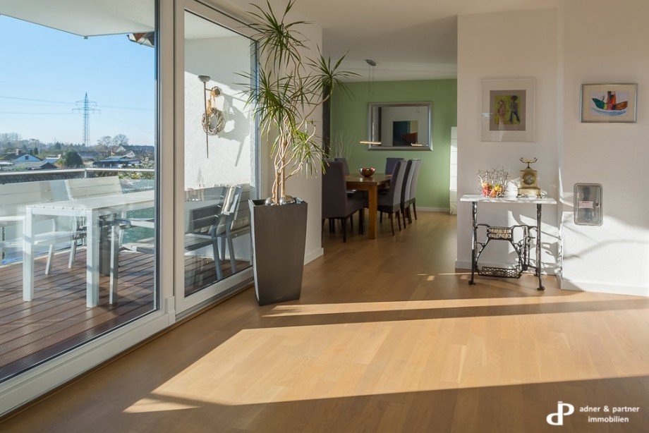 Sonniger Wohnbereich Maisonettewohnung Braunschweig