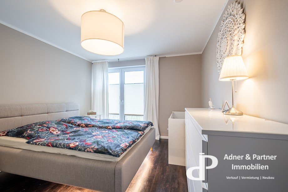 Blick ins Schlafzimmer Erdgeschosswohnung Braunschweig