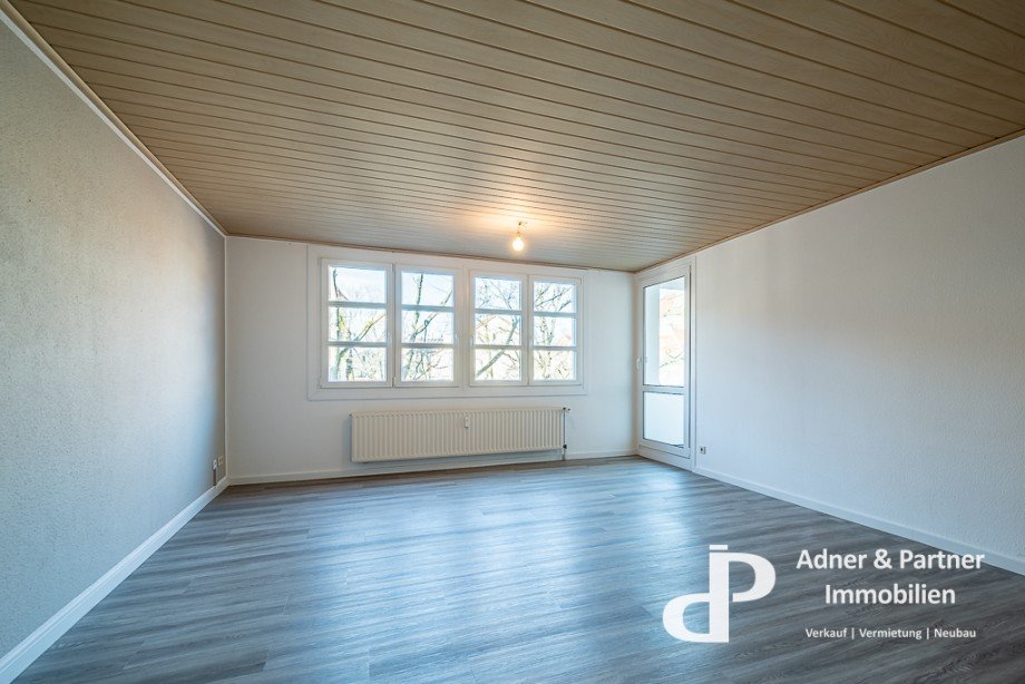 Blick ins Wohnzimmer Etagenwohnung Braunschweig