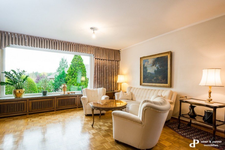 Blick zum gr�nen Garten Einfamilienhaus Wolfsburg