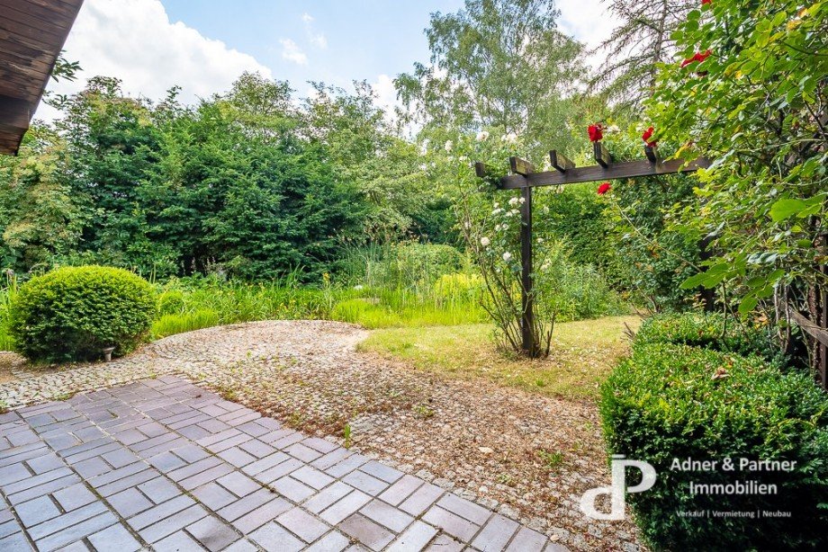 Blick in den Garten Einfamilienhaus Braunschweig