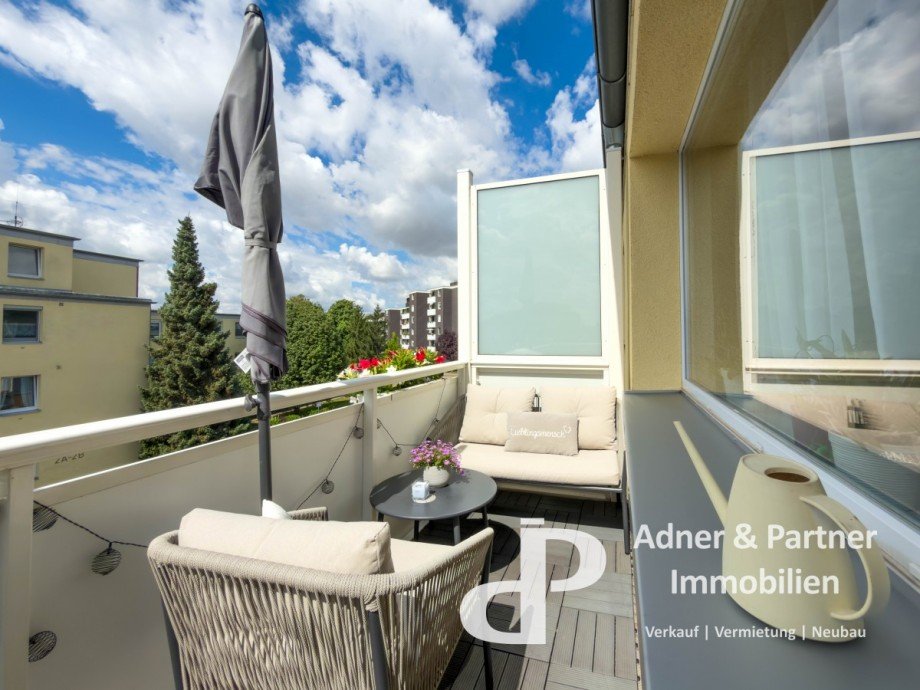 Balkon Dachgeschosswohnung Braunschweig