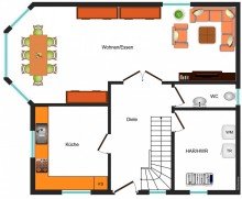  **K�NIGSLUTTER: EINFAMILIENHAUS MIT EINBAUK�CHE UND CARPORT IN ZENTRALER LAGE**