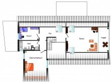 Grundrissskizze OG **FREISTEHENDES HAUS MIT UNEINSEHBAREM GARTEN IN BRAUNSCHWEIG ST�CKHEIM**