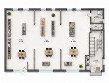 Grundrissskizze EG **NEUBAU 2022 IN WOLFENB�TTEL: 475 M� FLEXIBLE GEWERBEFL�CHE AUS HALLE & REPR�SENTATIVEM B�ROBEREICH**