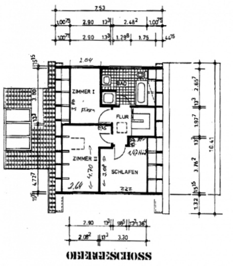 Grundriss OG Einfamilienhaus Lengede