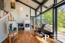 Kaminbereich **ATTRAKTIVES ARCHITEKTENHAUS MIT SCH�NEM GRUNDST�CK UND MODERNEM DESIGN IN VOLKSE**