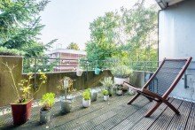 Balkon **KEINE K�UFERPROVISION-HELLE BALKONWOHNUNG MIT TIEFGARGE VOR DEN TOREN BRAUNSCHWEIGS**