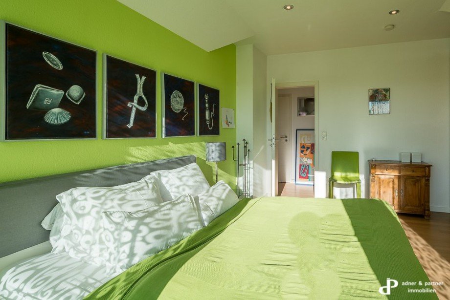 Schlafzimmer im Dach Maisonettewohnung Braunschweig
