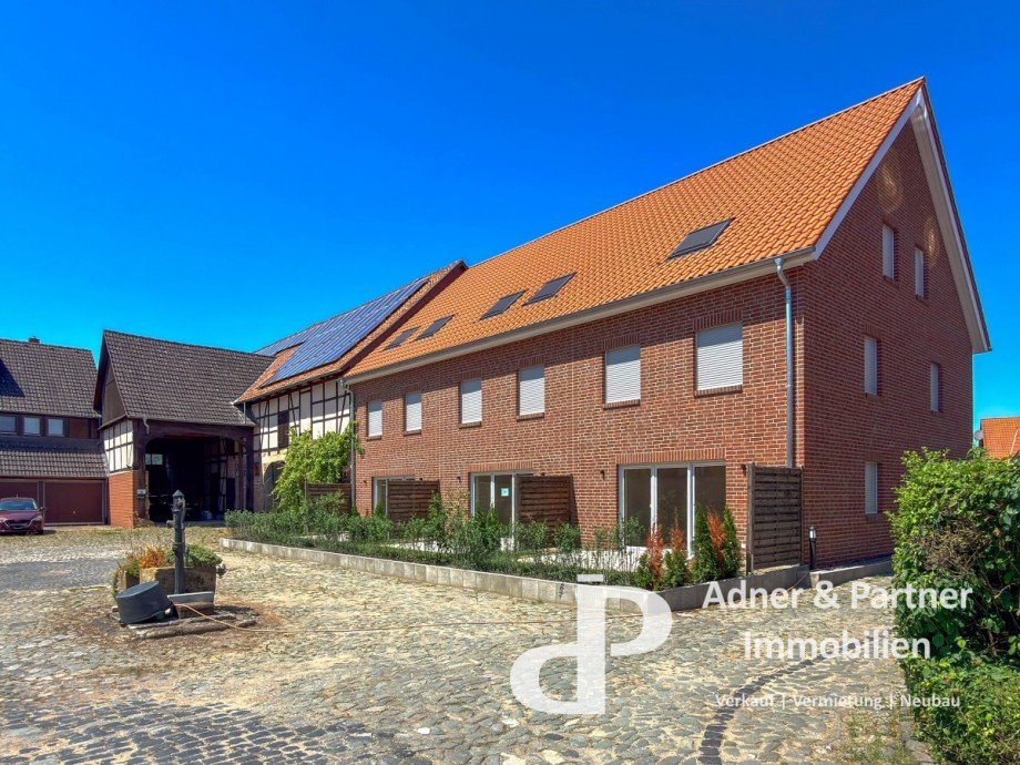 Blick auf die Sonnenterrassen Reihenendhaus Braunschweig