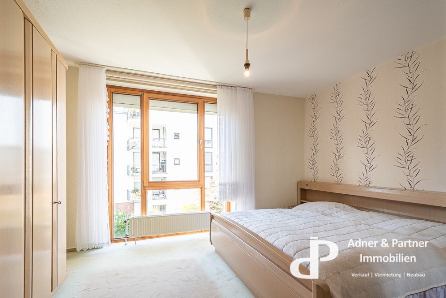 Blick ins Schlafzimmer Etagenwohnung Braunschweig
