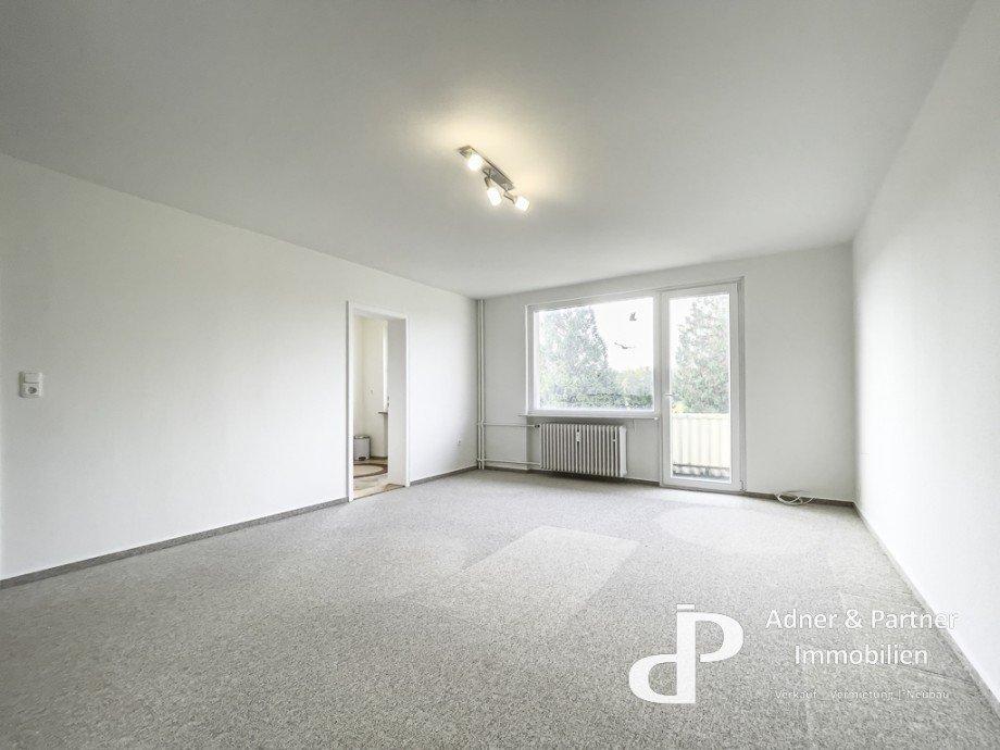 Won-/Schlafbereich zum Balkon Dachgeschosswohnung Braunschweig