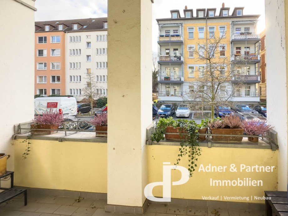 S�d-Balkon Erdgeschosswohnung Braunschweig