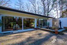 S�dwest-Terrasse **GRO�Z�GIGES WOHNEN UND ARBEITEN IM IDYLLISCH GELEGENEM SCHMIEDBUNGALOW MIT KAMIN**