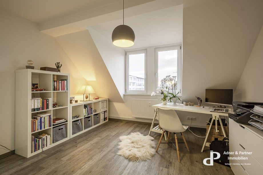 Arbeitszimmer Dachgeschosswohnung Braunschweig