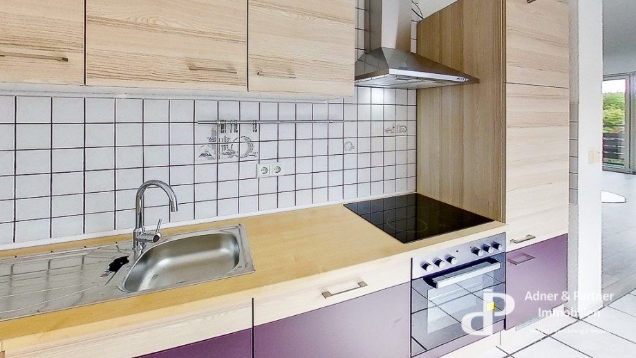 Einbauk�che Detail Dachgeschosswohnung Braunschweig