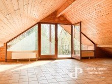 Dachstudio zur Loggia **FREISTEHENDES HAUS MIT UNEINSEHBAREM GARTEN IN BRAUNSCHWEIG ST�CKHEIM**