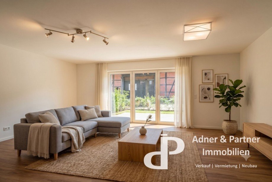 KI-Gestaltungsvorschlag Wohnbereich Reihenmittelhaus Braunschweig