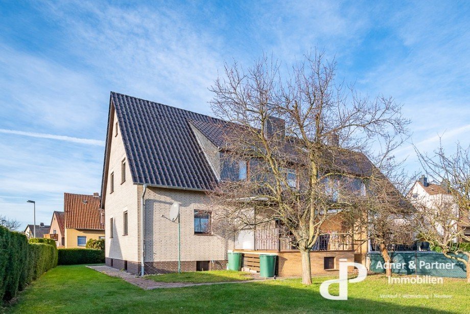 Gartenseite Doppelhaush�lfte Braunschweig