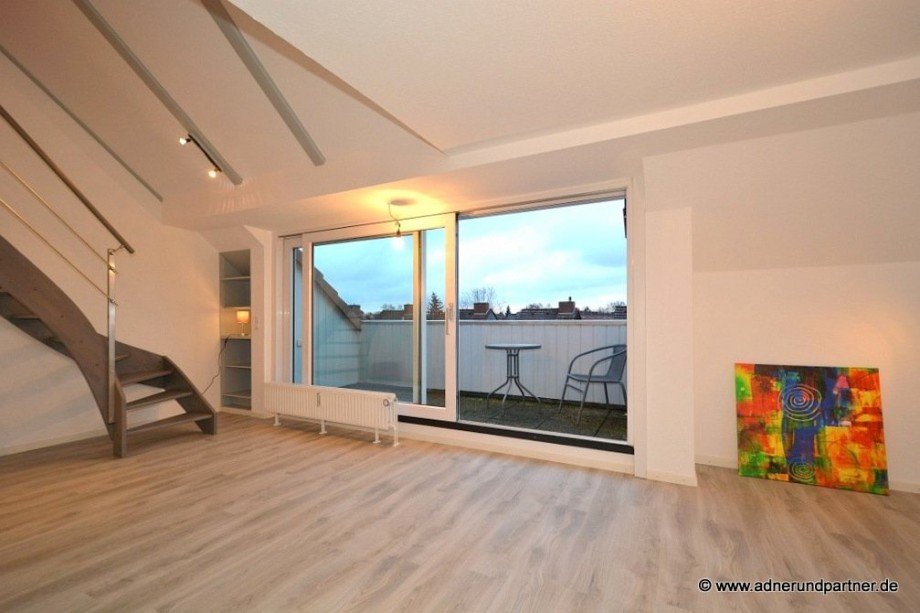 Wohnen zum Balkon Dachgeschosswohnung Braunschweig