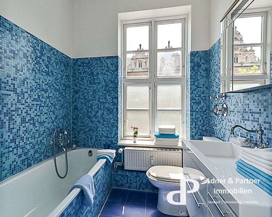Bad mit Ausblick Etagenwohnung Wolfenb�ttel